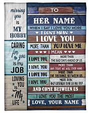 LOVING YOU IS MY LIFE Small Fleece Blanket - 30" x 40" front
