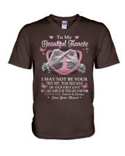 Gift for Fiancee V-Neck T-Shirt tile