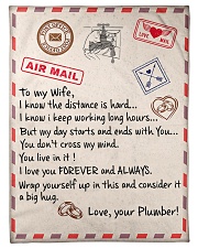 Your Plumber Small Fleece Blanket - 30" x 40" front