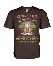 September Girl V-Neck T-Shirt tile
