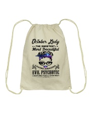 October Lady Drawstring Bag tile