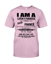 I Am A Lucky Fiancee Classic T-Shirt front