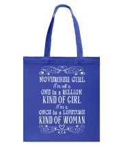 November Girl Tote Bag tile
