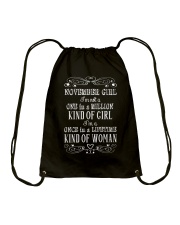 November Girl Drawstring Bag tile