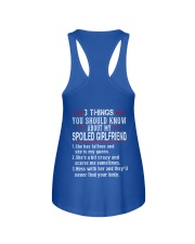 3 Thing Girlfriend Ladies Flowy Tank tile
