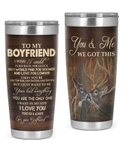 To My Boyfriend 20oz Tumbler front