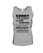 October Queen Unisex Tank tile