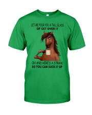 Horse Get Over It Classic T-Shirt tile