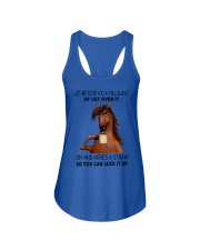 Horse Get Over It Ladies Flowy Tank tile