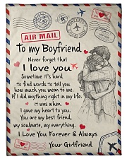 to my Boyfriend Small Fleece Blanket - 30" x 40" front