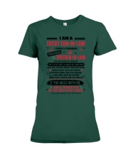 Lucky Son-in-law - January Premium Fit Ladies Tee tile