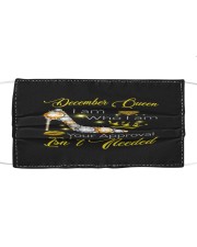 December Queen Cloth face mask front