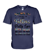 December Girl V-Neck T-Shirt tile
