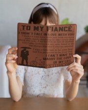 To my Fiance Medium - Leather Notebook aos-medium-leather-notebook-lifestyle-front-13