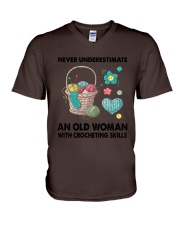 NEVER OLD WOMAN V-Neck T-Shirt tile