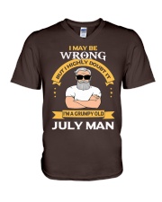 July Man V-Neck T-Shirt tile