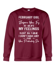 February Girl Crewneck Sweatshirt tile