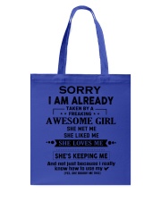 Gift for Boyfriend Tote Bag tile