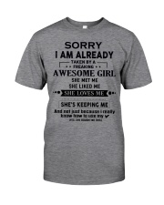 Gift for Boyfriend Classic T-Shirt front