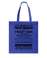 Gift for Daughter - November Tote Bag tile