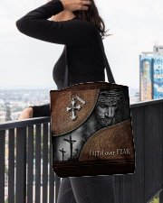 Faith over Fear All-over Tote aos-all-over-tote-lifestyle-front-05
