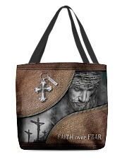 Faith over Fear All-over Tote front