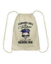 February Girl Drawstring Bag tile