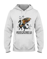 AND INTO THE FOREST Hooded Sweatshirt front