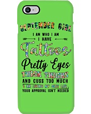 September Girl Phone Case tile