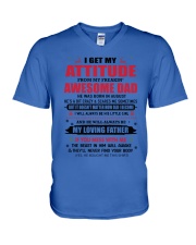 Gift for Daughter - August V-Neck T-Shirt tile