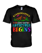 Kindergarten-2 V-Neck T-Shirt tile