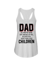 Dad no matter Ladies Flowy Tank tile