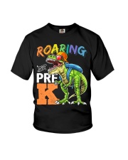Roaring into Pre K Youth T-Shirt front