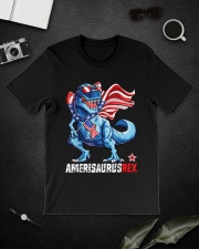 Amerisaurus Rex 4th Of July Classic T-Shirt lifestyle-mens-crewneck-front-16