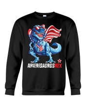 Amerisaurus Rex 4th Of July Crewneck Sweatshirt tile