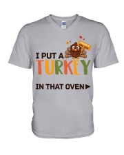 I put a Turkey in that Open V-Neck T-Shirt tile