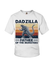 dadzilla father of monster Youth T-Shirt tile