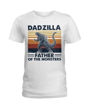 dadzilla father of monster Ladies T-Shirt tile