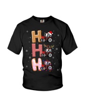 Tractor Christmas Youth T-Shirt tile