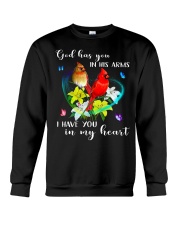 God Has You In His Arms Cardinal Crewneck Sweatshirt tile