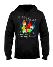 God Has You In His Arms Cardinal Hooded Sweatshirt tile