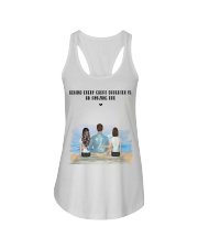 Behind every great daughter is an amazing Dad Ladies Flowy Tank tile
