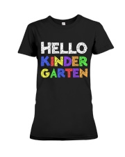 Hello kindergarten Premium Fit Ladies Tee tile