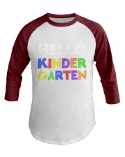 Hello kindergarten Baseball Tee tile