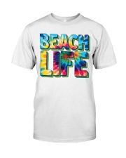 Tie-dye beach life Classic T-Shirt front