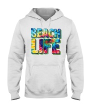 Tie-dye beach life Hooded Sweatshirt tile
