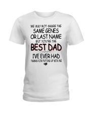 stepdad- father's day- 2 Ladies T-Shirt tile
