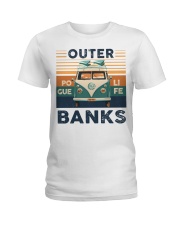 outer banks Ladies T-Shirt tile