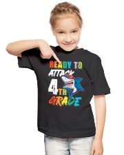 Ready To Attack 4th Grade Youth T-Shirt lifestyle-youth-tshirt-front-2