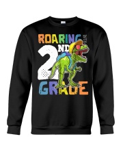 Roaring 2nd Grade Dinosaur T Rex Crewneck Sweatshirt tile